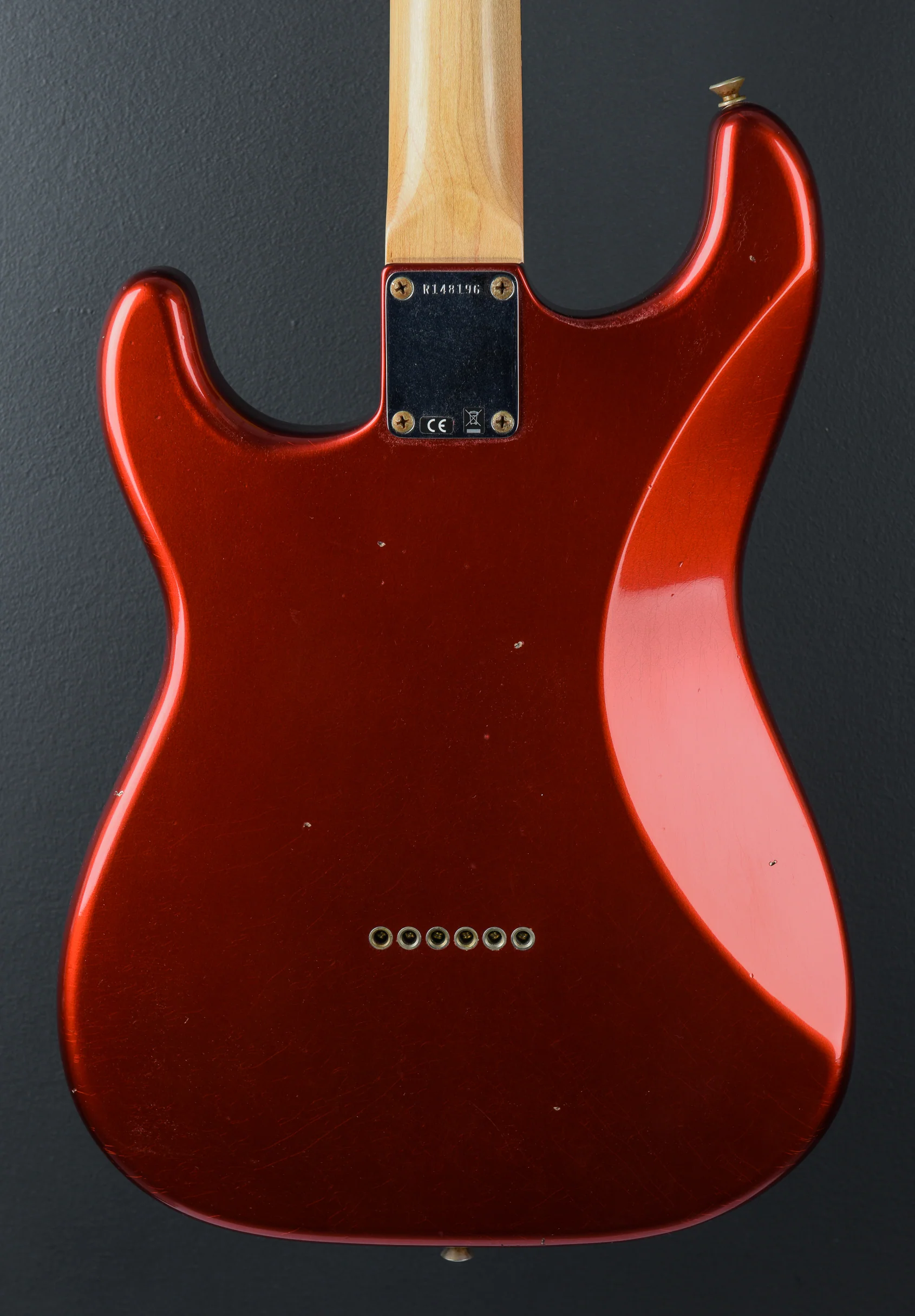 1960 Journeyman Relic Strat Hardtail - Candy Apple Red - Image 4