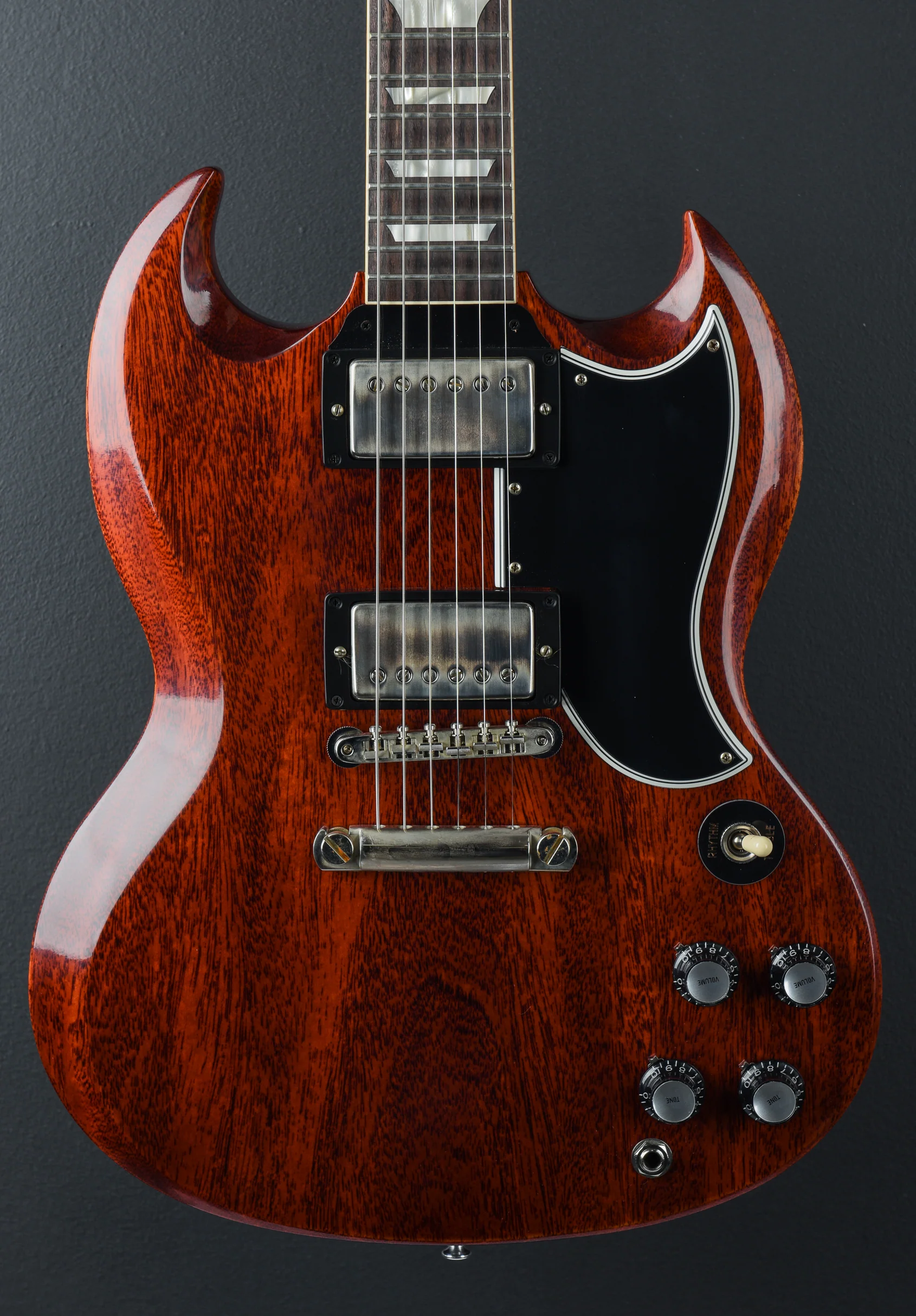 1961 Les Paul SG Standard Reissue Stop Bar - Cherry Red - Image 2