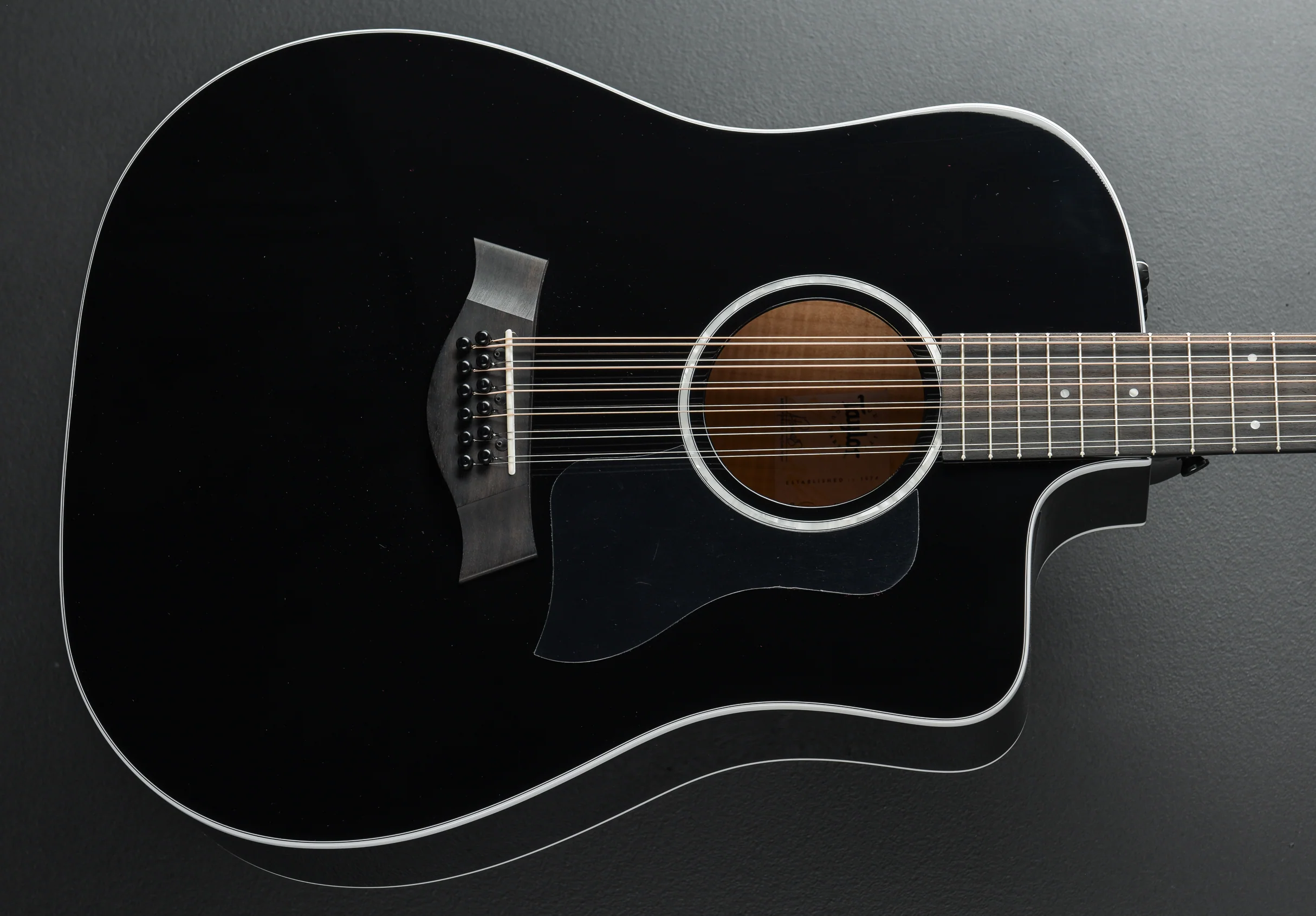 250CE-BLK Plus 12 String