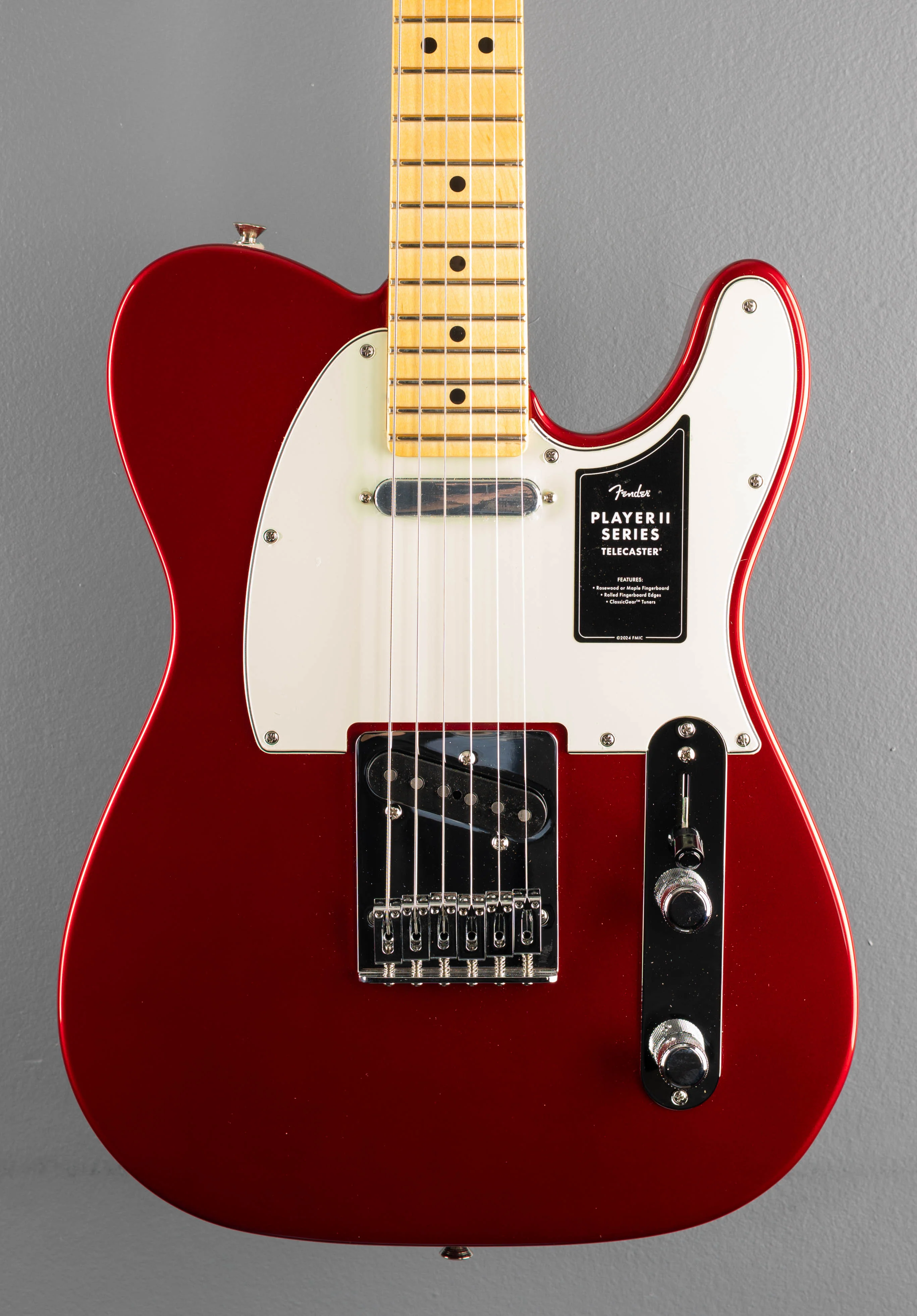 75th Anniversary Player II Telecaster - Candy Apple Red - Image 2