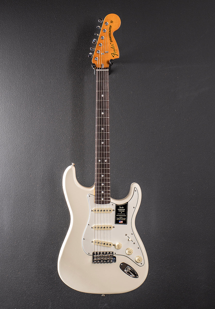 American Vintage II 1973 Stratocaster - Olympic White w/Rosewood - Image 3