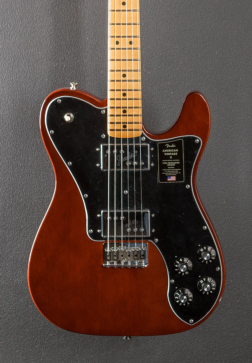 American Vintage II 1975 Telecaster Deluxe - Mocha - Image 2