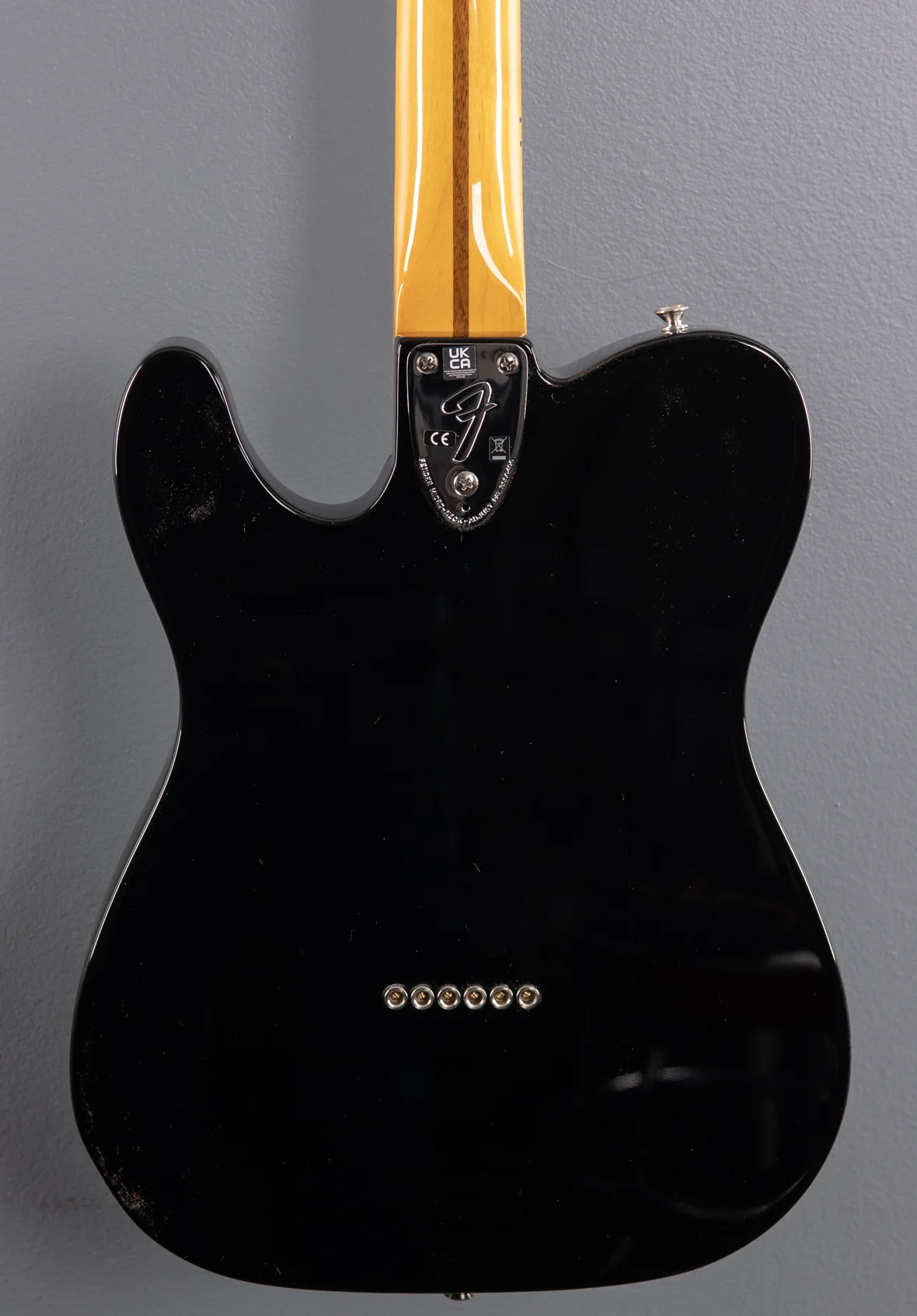 American Vintage II 1977 Telecaster Custom - Black w/Maple - Image 4