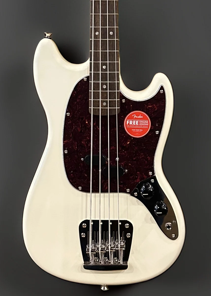 Classic Vibe 60’s Mustang Bass - Olympic White - Image 2