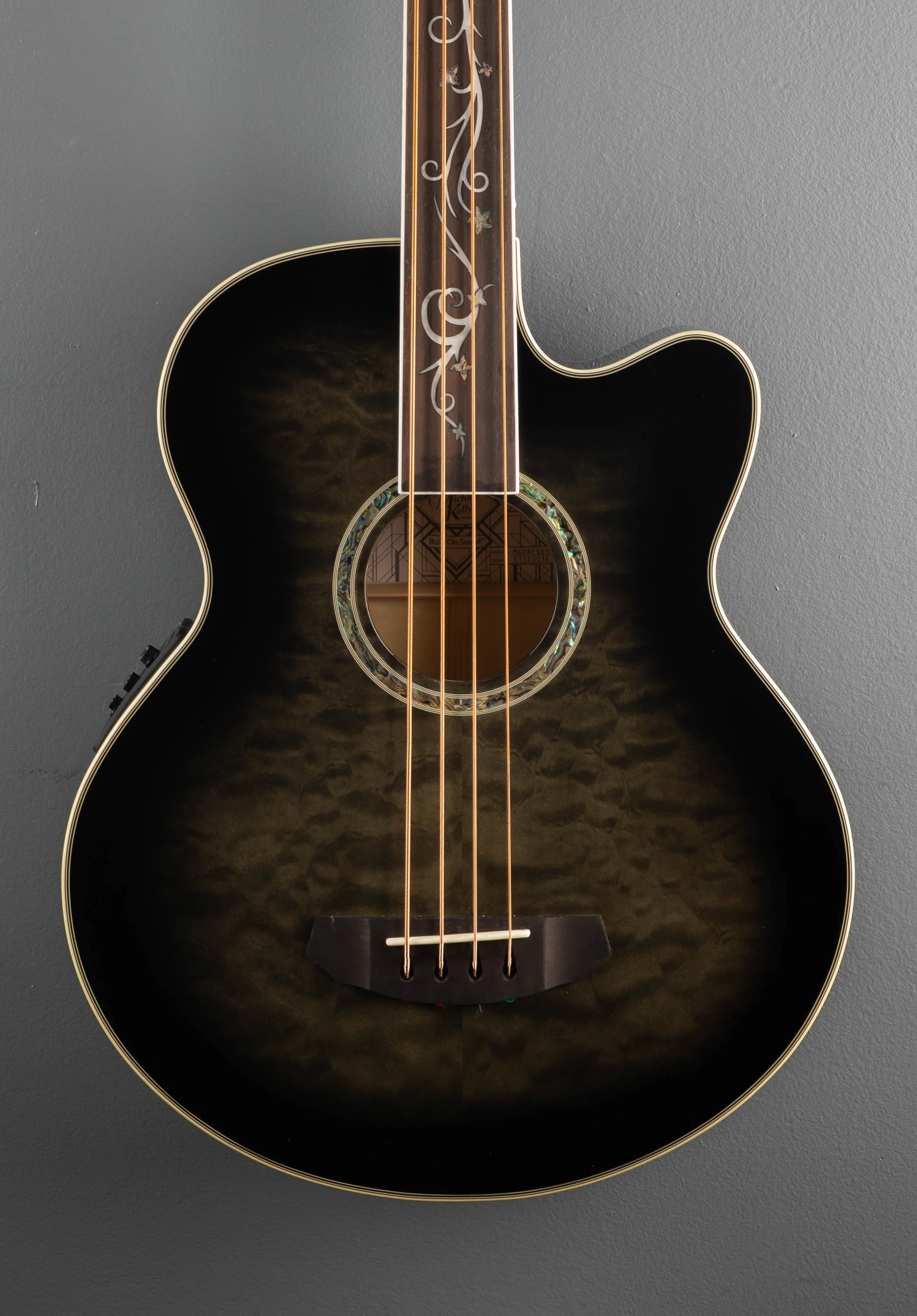 Dragonfly 4 Fretless  Bass - Smoke Burst - Image 2
