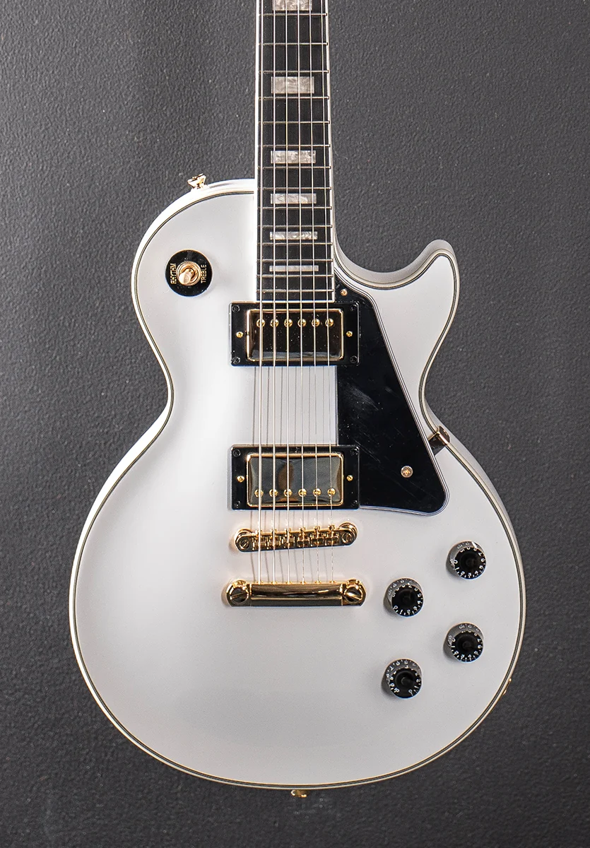 "Inspired by Gibson Collection" Les Paul Custom - Alpine White - Image 2