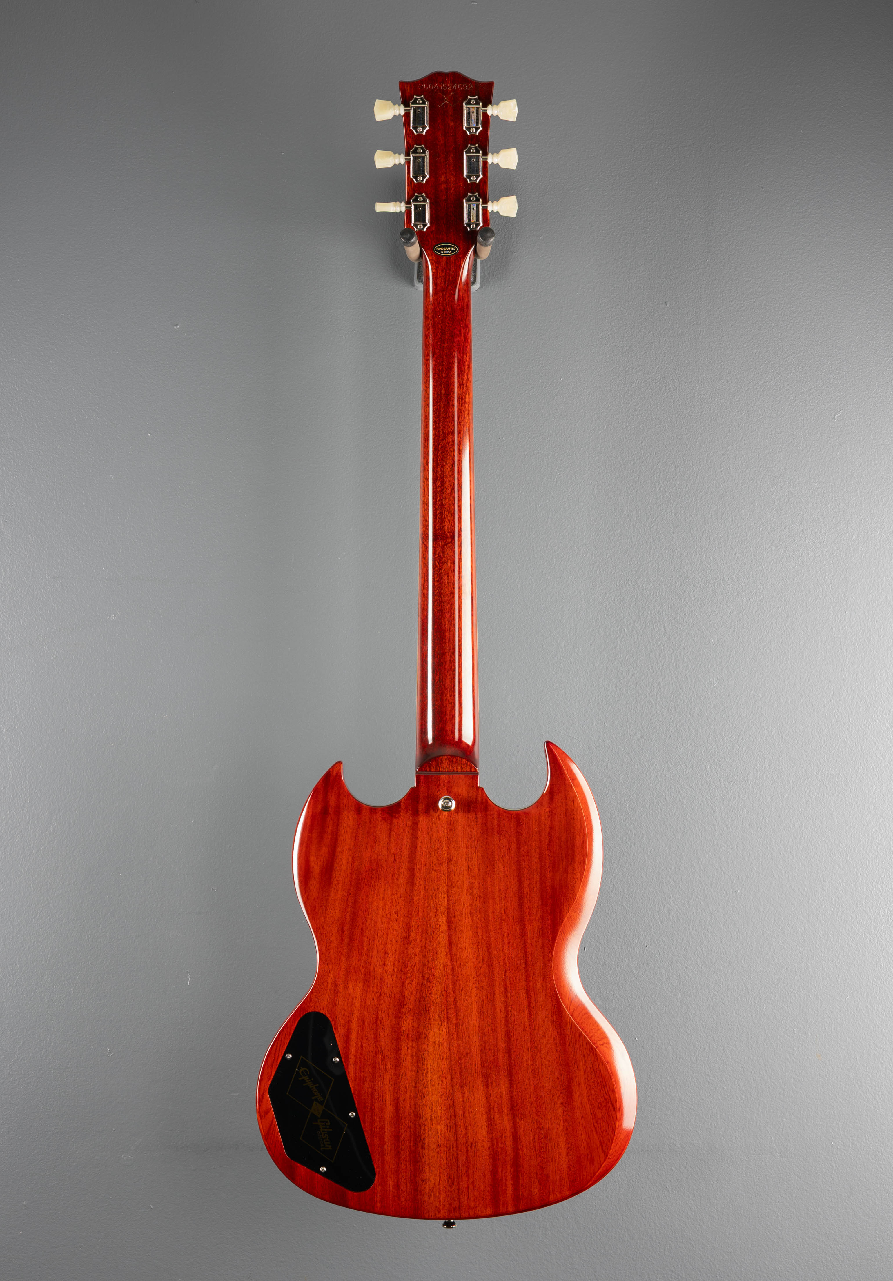 "Inspired by Gibson Custom" 1964 SG Standard Reissue w/Maestro Vibrola - Cherry Red - Image 4