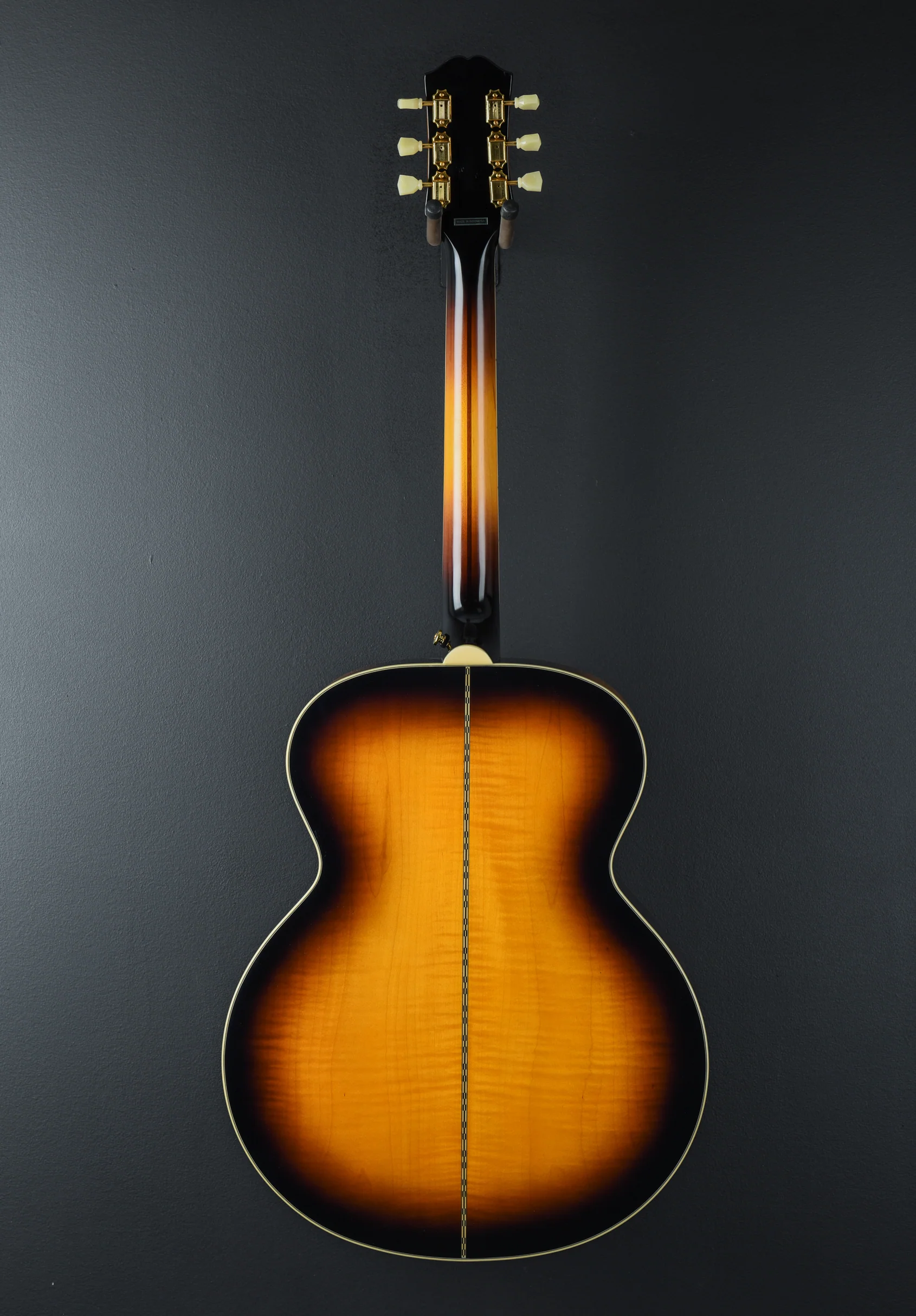 "Inspired by Gibson" J-200 - Aged Gloss Vintage Sunburst - Image 5