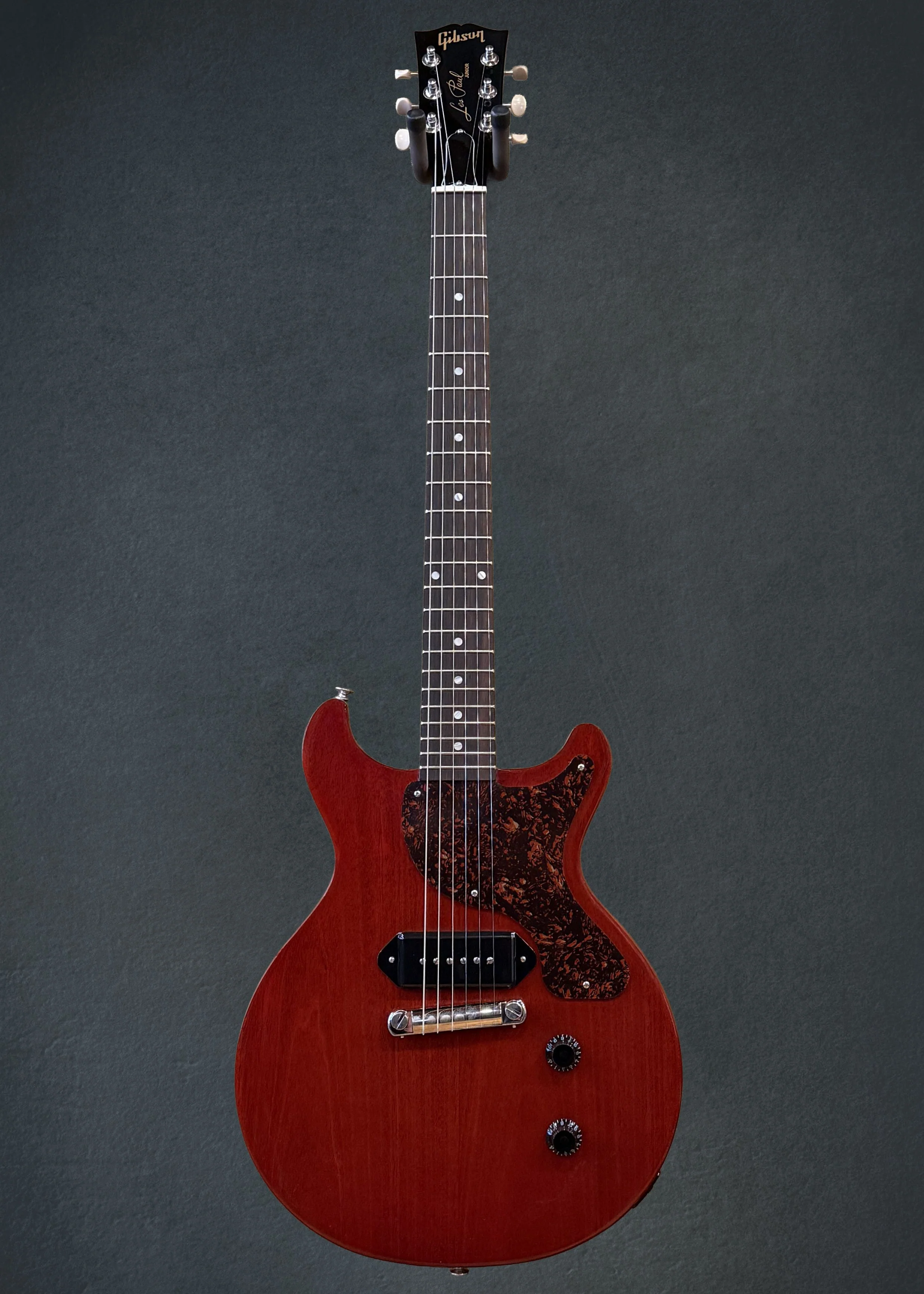 Les Paul Junior Double Cutaway - Vintage Cherry w/Tortoise Pickguard - Image 3