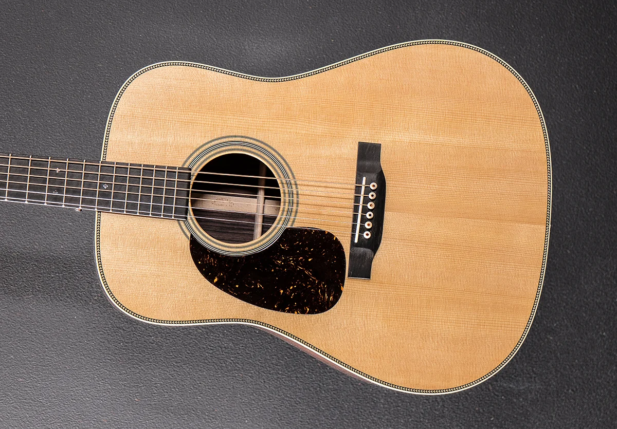 New for 2025 HD-28E w/Fishman Aura VT Blend Left Hand- Gloss Natural