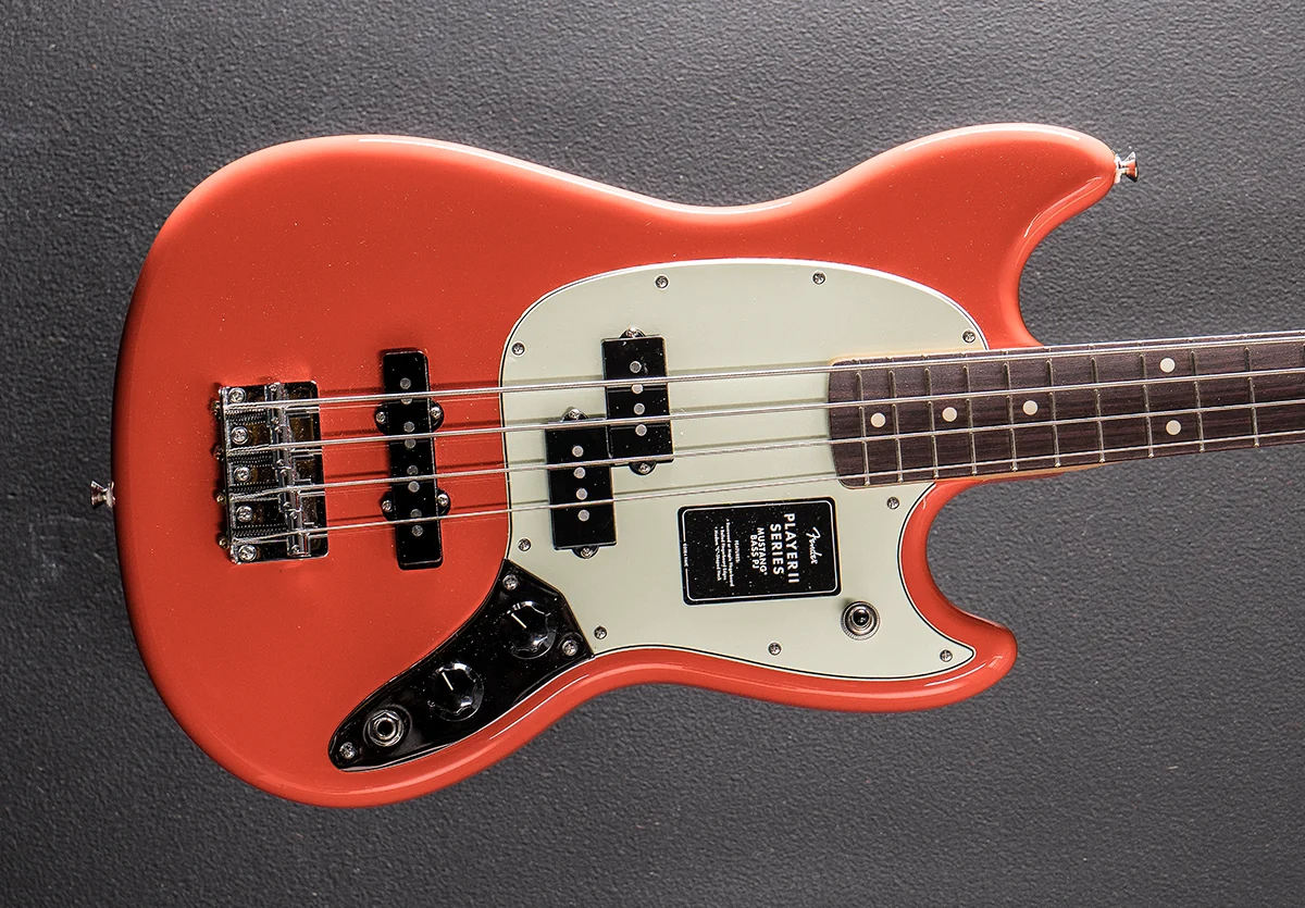 Player II Mustang Bass PJ - Rallye Orange w/Rosewood