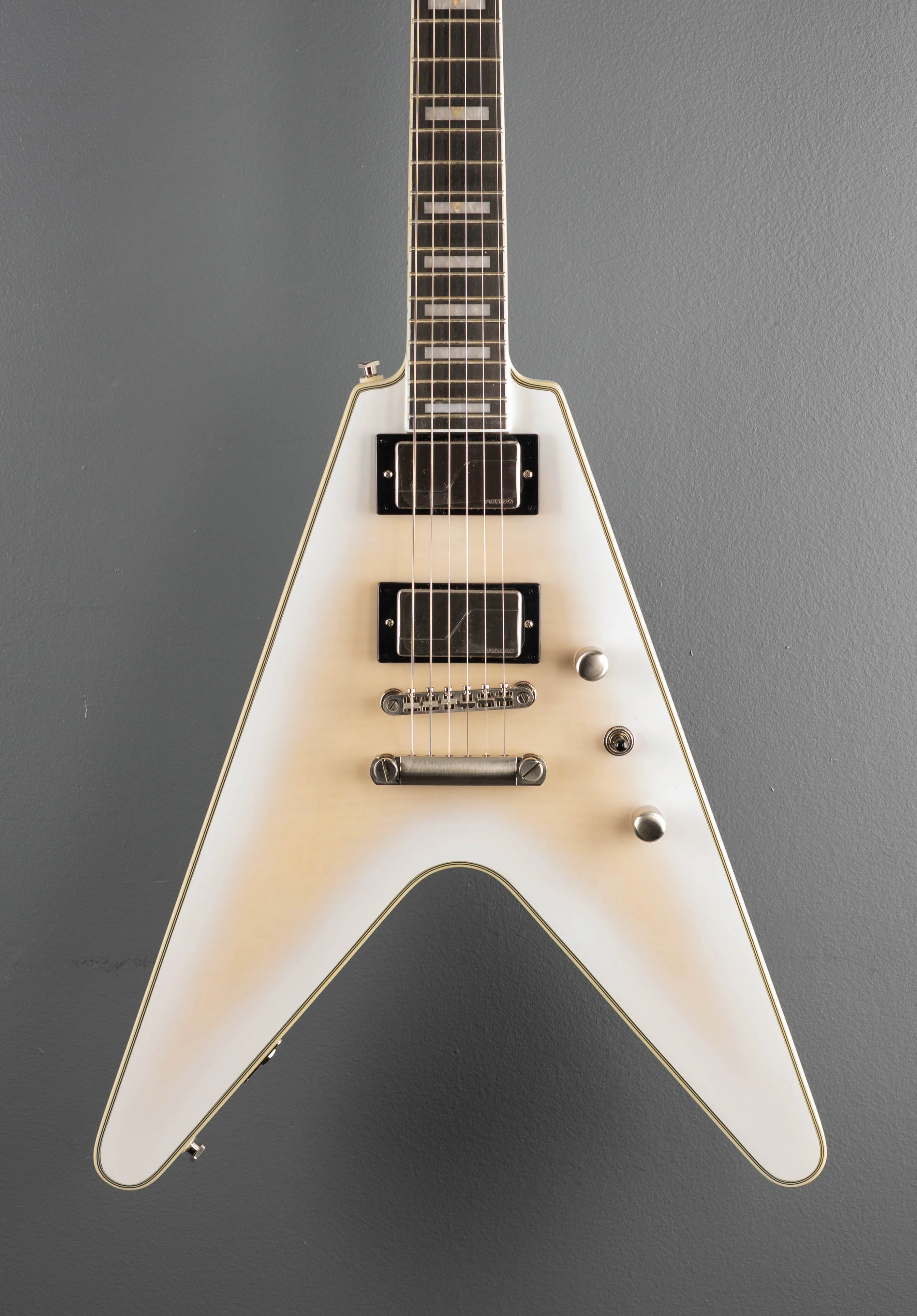 Prophecy Flying V - Aged White Tiger Burst - Image 2