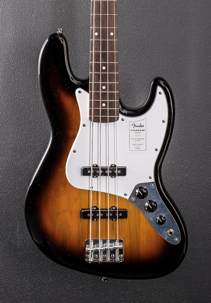 Standard Jazz Bass - 3 Color Sunburst w/Indian Laurel - Image 2