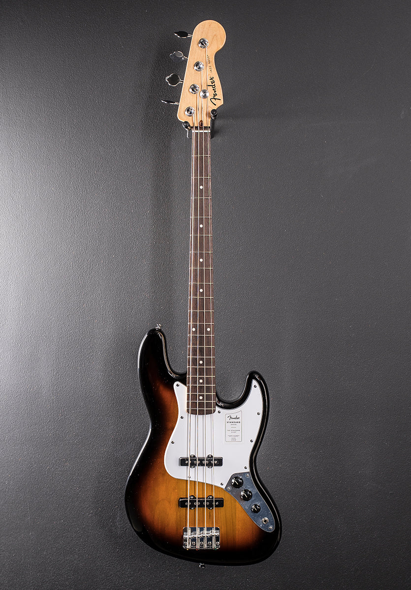 Standard Jazz Bass - 3 Color Sunburst w/Indian Laurel - Image 3