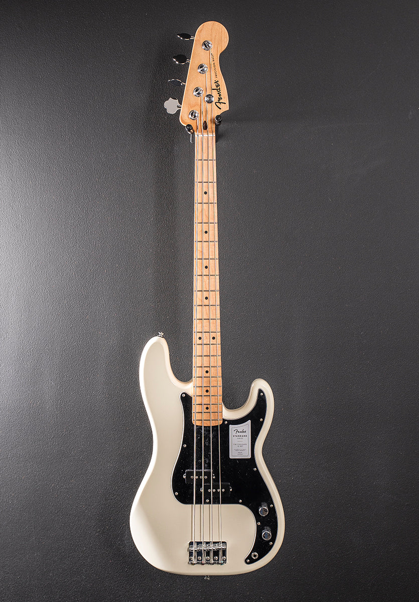 Standard Precision Bass - Olympic White w/Maple - Image 3
