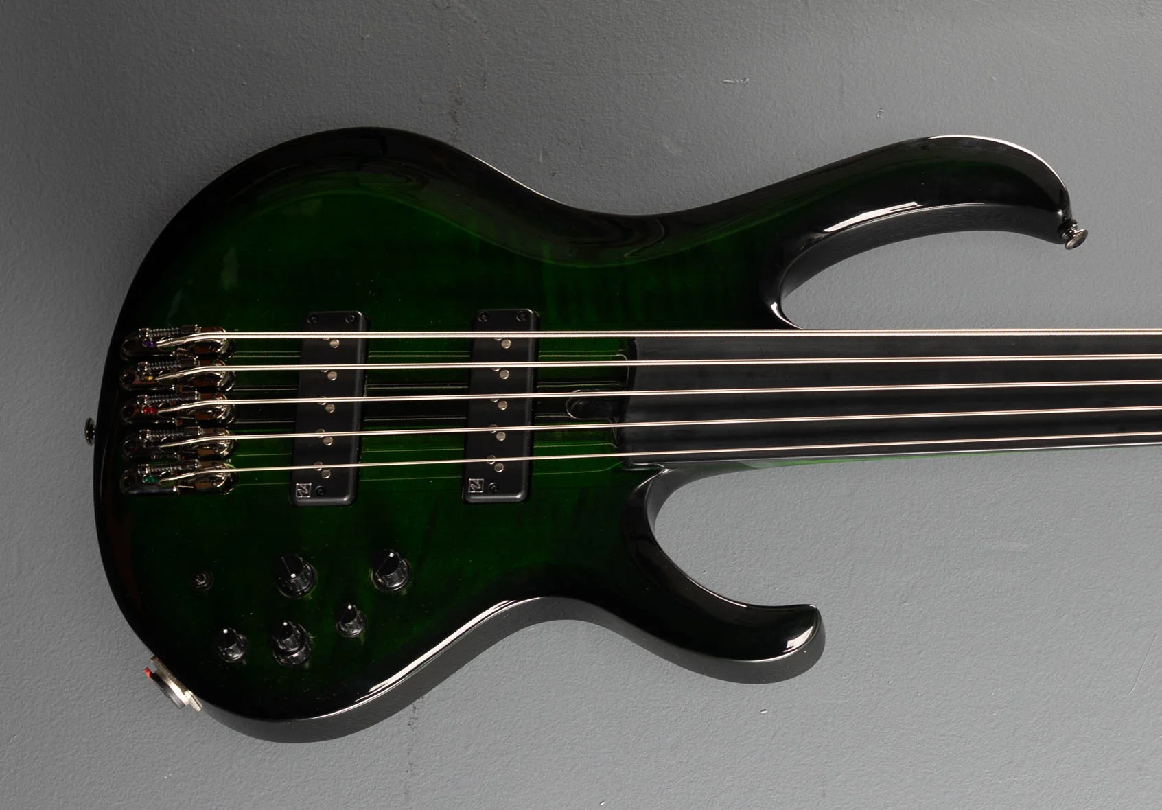 Steve Di Giorgio SDGB1 Fretless Bass - Dark Moss Burst