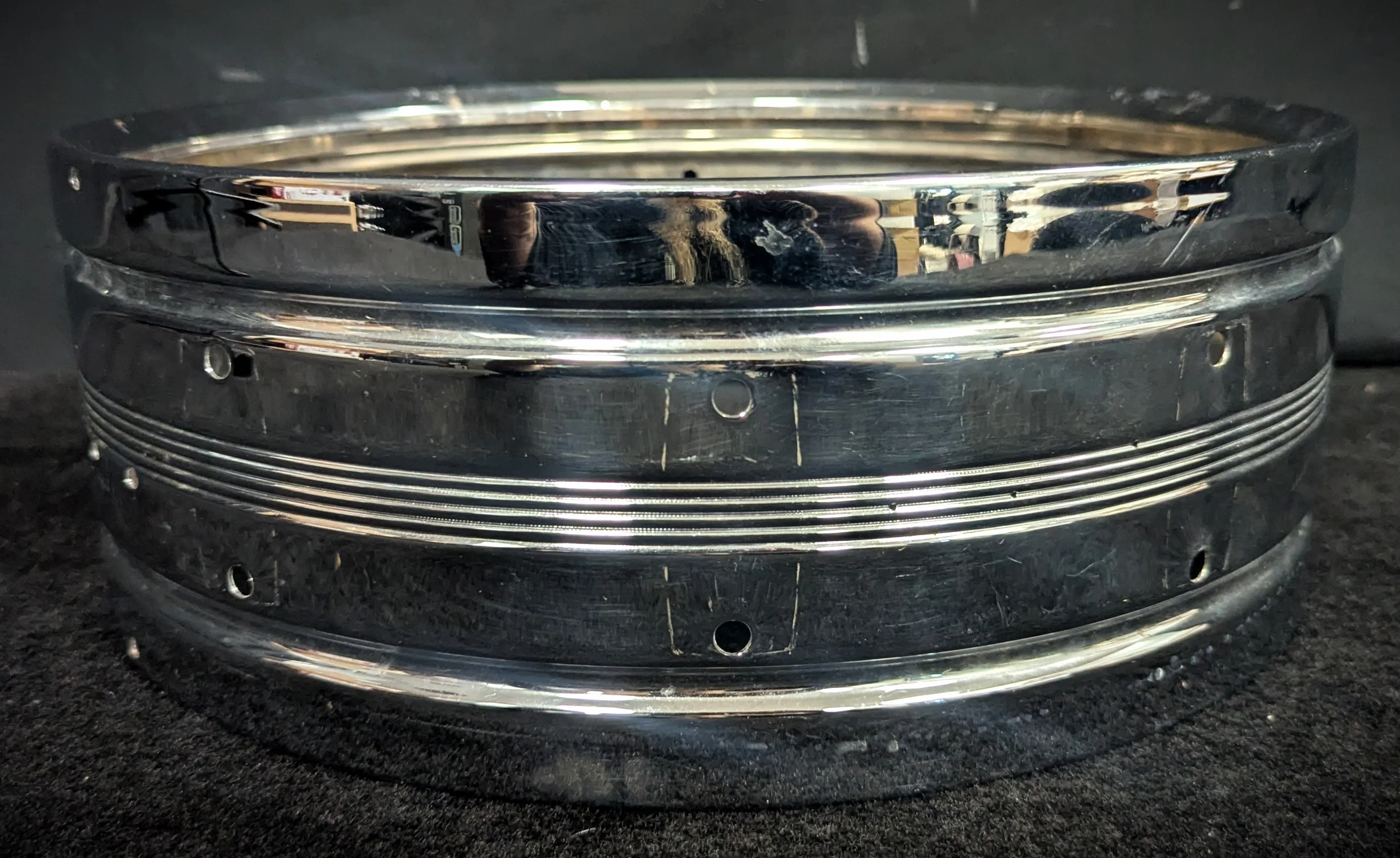 Stripped Brass 10-Lug Shell